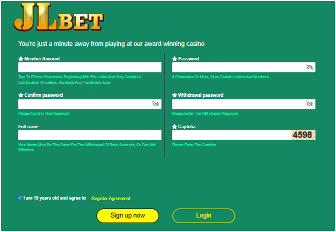 JLBET – Asia's Trusted Online Casino Betting Platform 4 JLBET Register